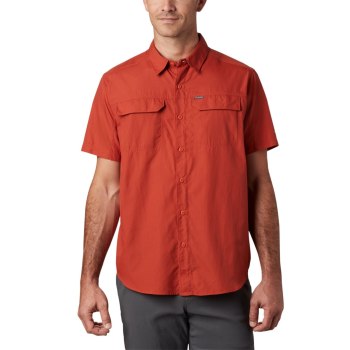 Columbia Muške Košulje - Silver Ridge 2.0 Short Sleeve Crvene | ILEX-86345